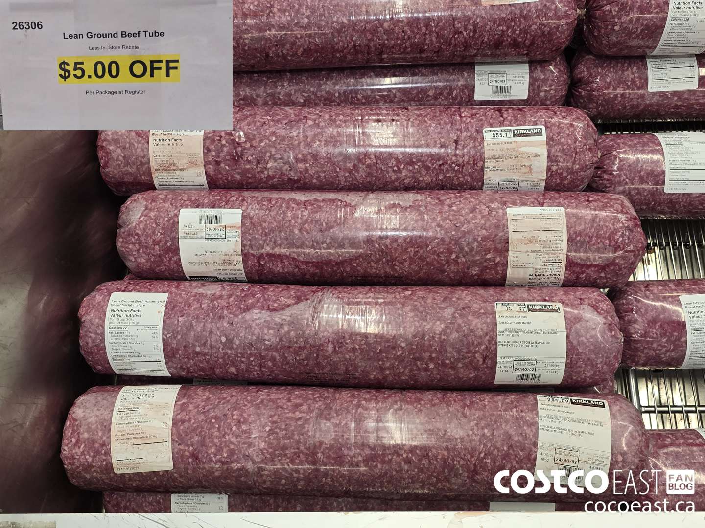 26306 LEAN GROUND BEEF TUBE ($5.00 INSTANT SAVINGS)