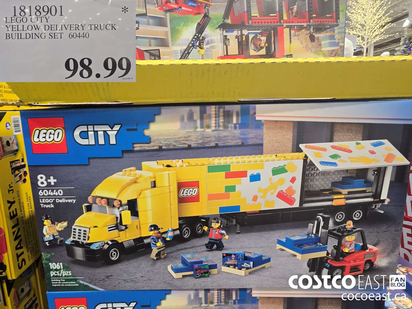 1818901 LEGO CITY YELLOW DELIVERY TRUCK BUILDING SET 60440 $98.99