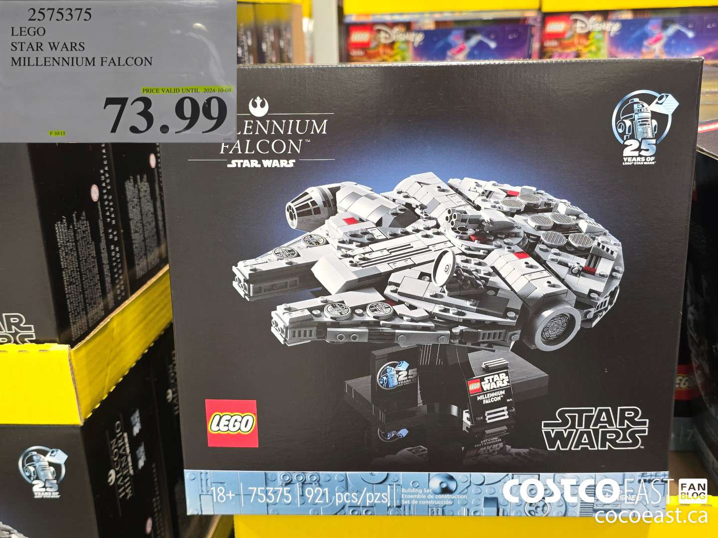 2575375 LEGO STAR WARS MILLENNIUM FALCON $7.99