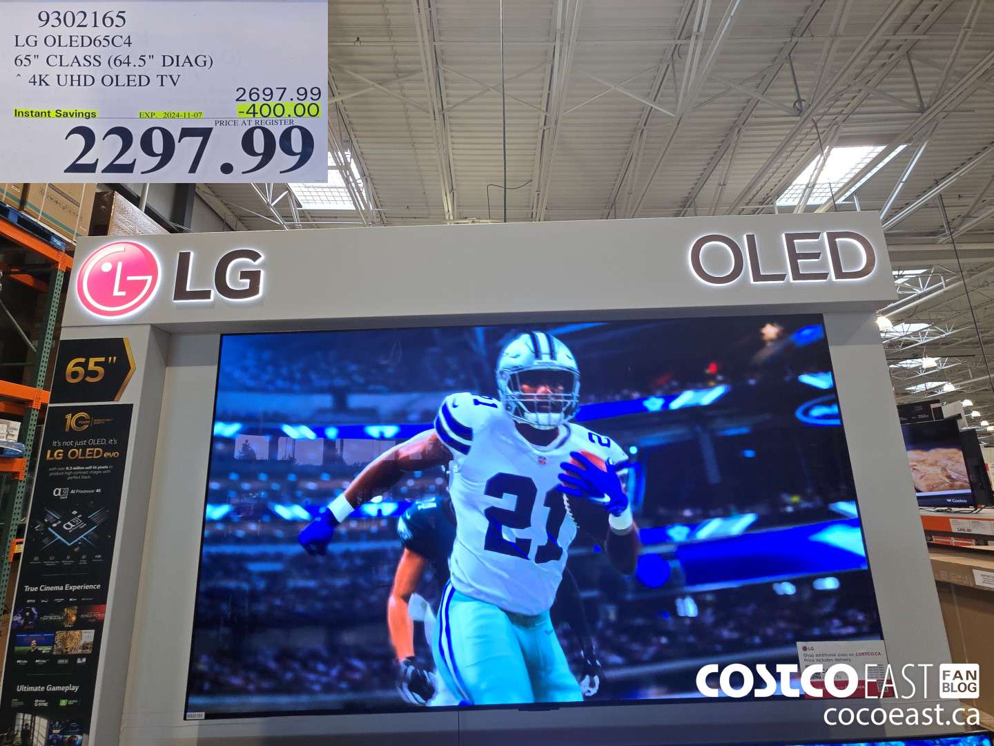 9302165 LG OLED65C4 65