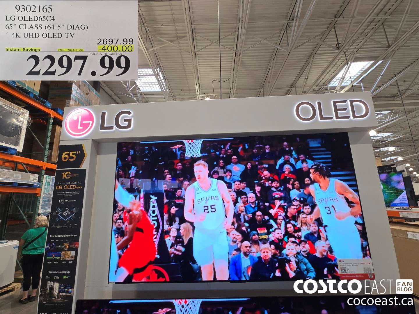 9302165 LG OLED65C4 65