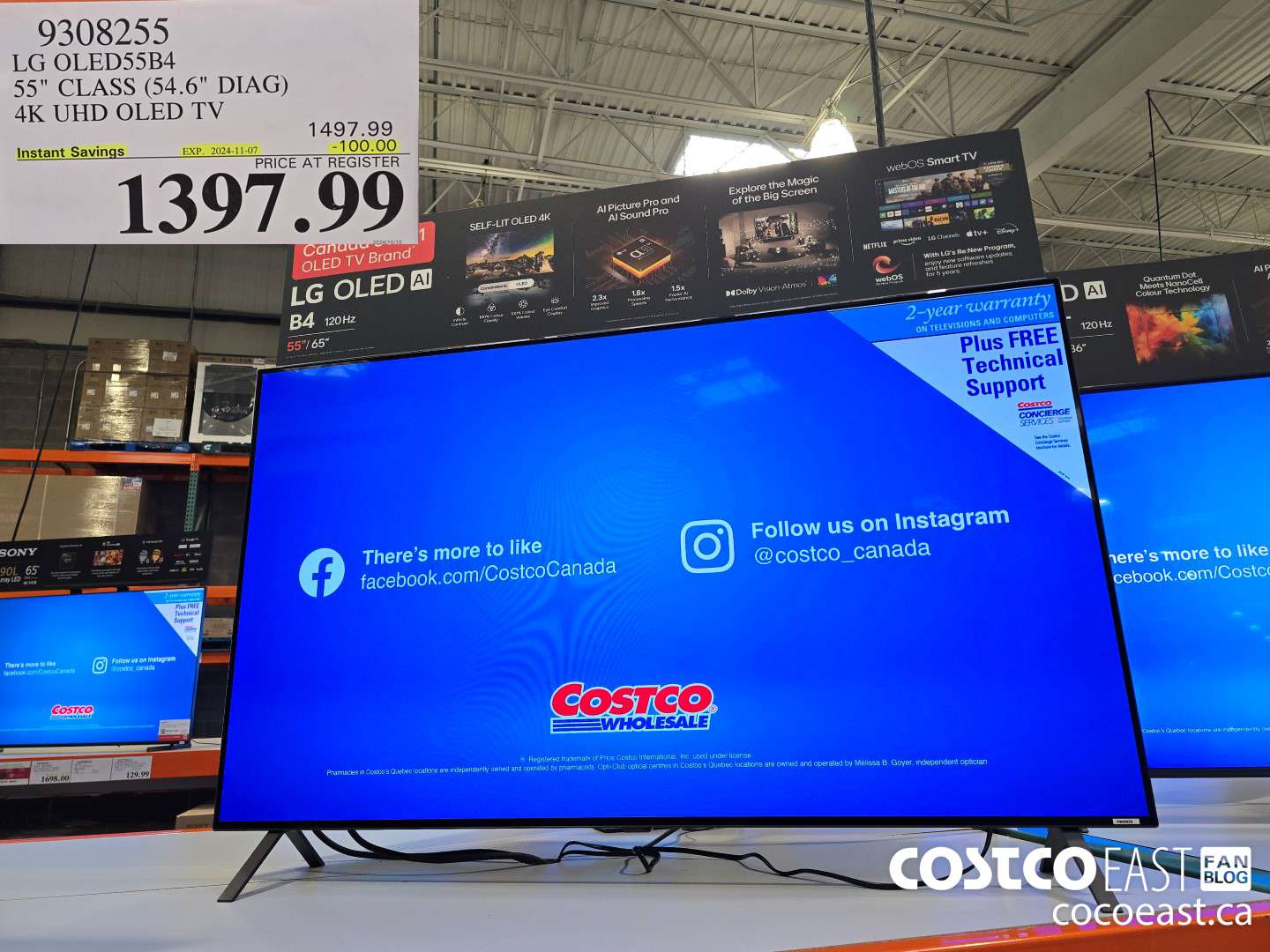 9308255 LG OLEDS55B4 55