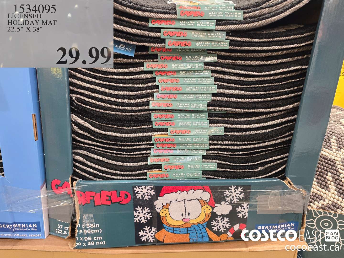 1534095 LICENSED HOLIDAY MAT 22.5