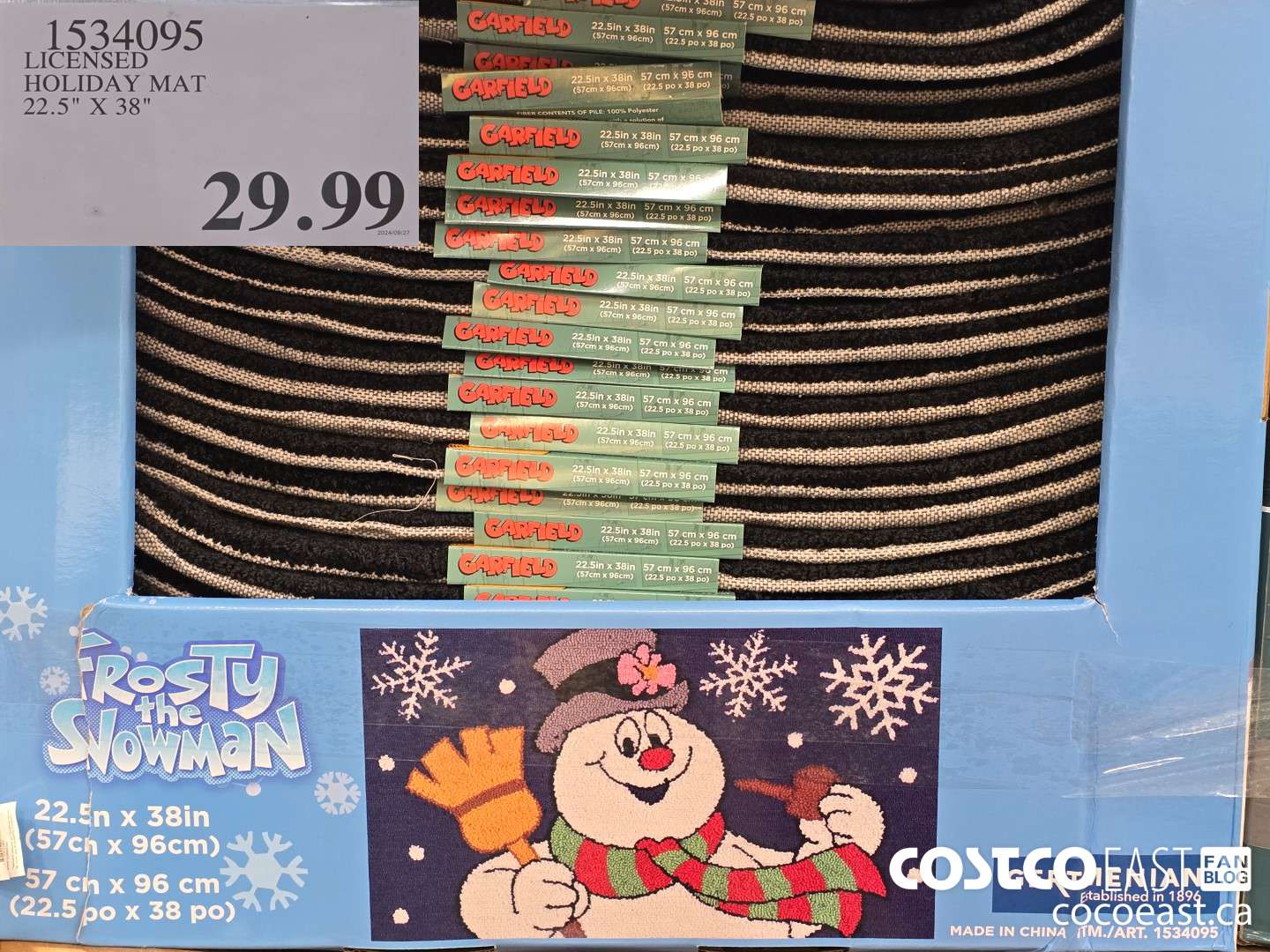 1534095 LICENSED HOLIDAY MAT 22