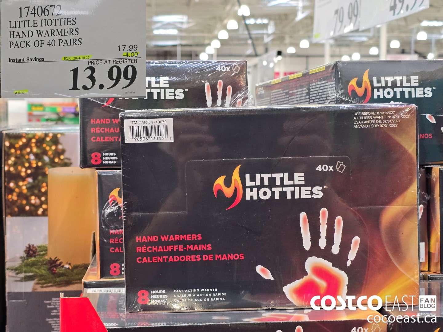 1740672 LITTLE HOTTIES HAND WARMERS PACK OF 40 PAIRS ($4.00 INSTANT SAVINGS EXPIRES ON 2024-10-27) $13.99