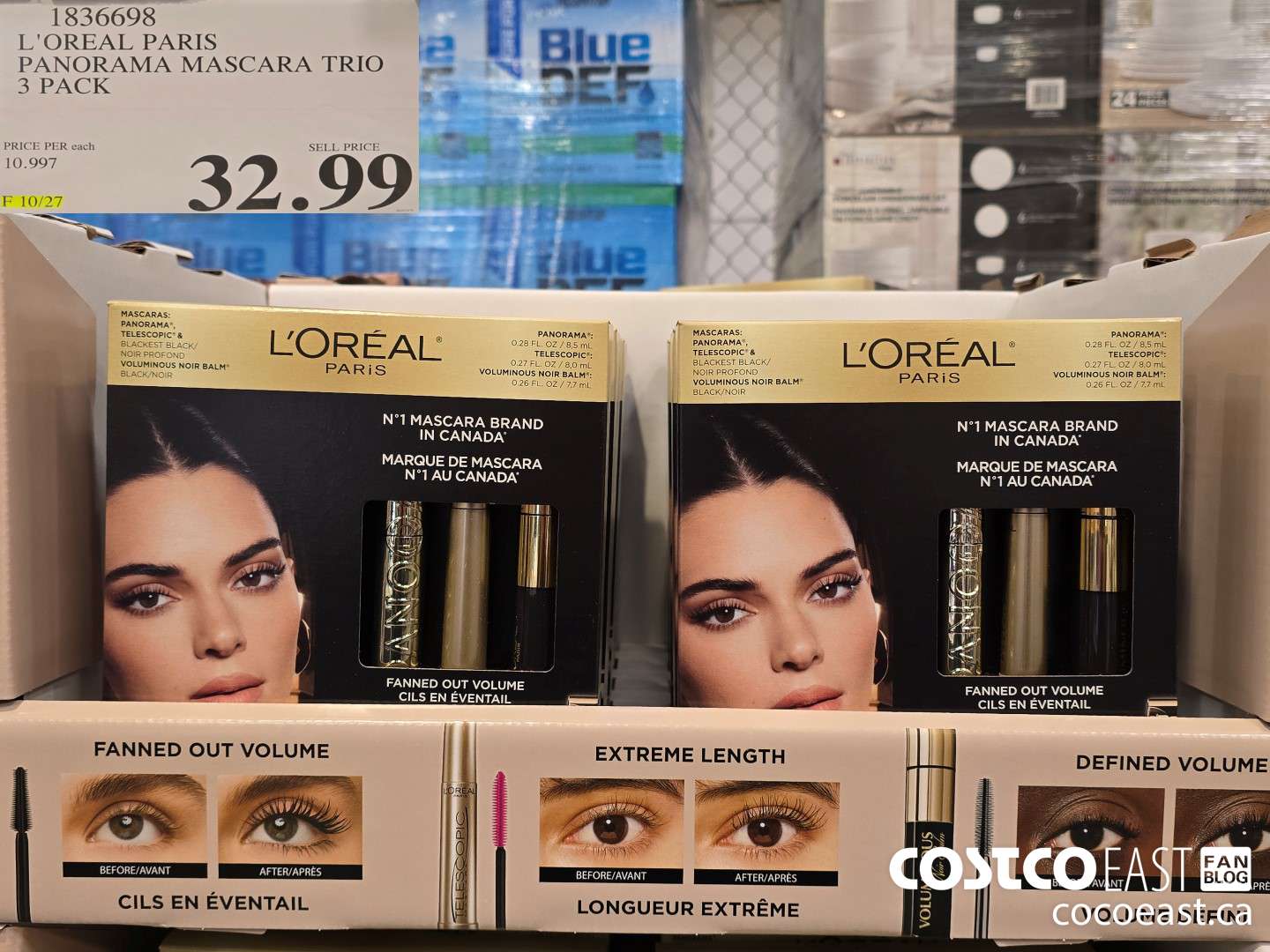 1836698 L'OREAL PARIS PANORAMA MASCARA TRIO 3 PACK $32.99