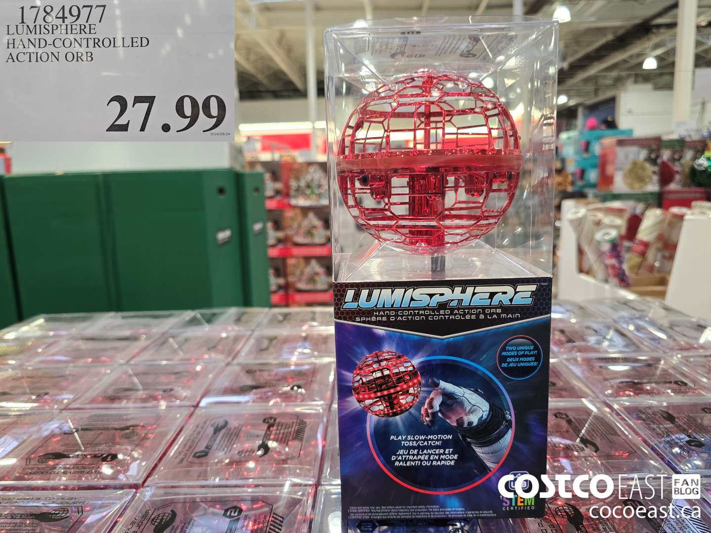 1784977 LUMISPHERE HAND-CONTROLLED ACTION ORB $27.99