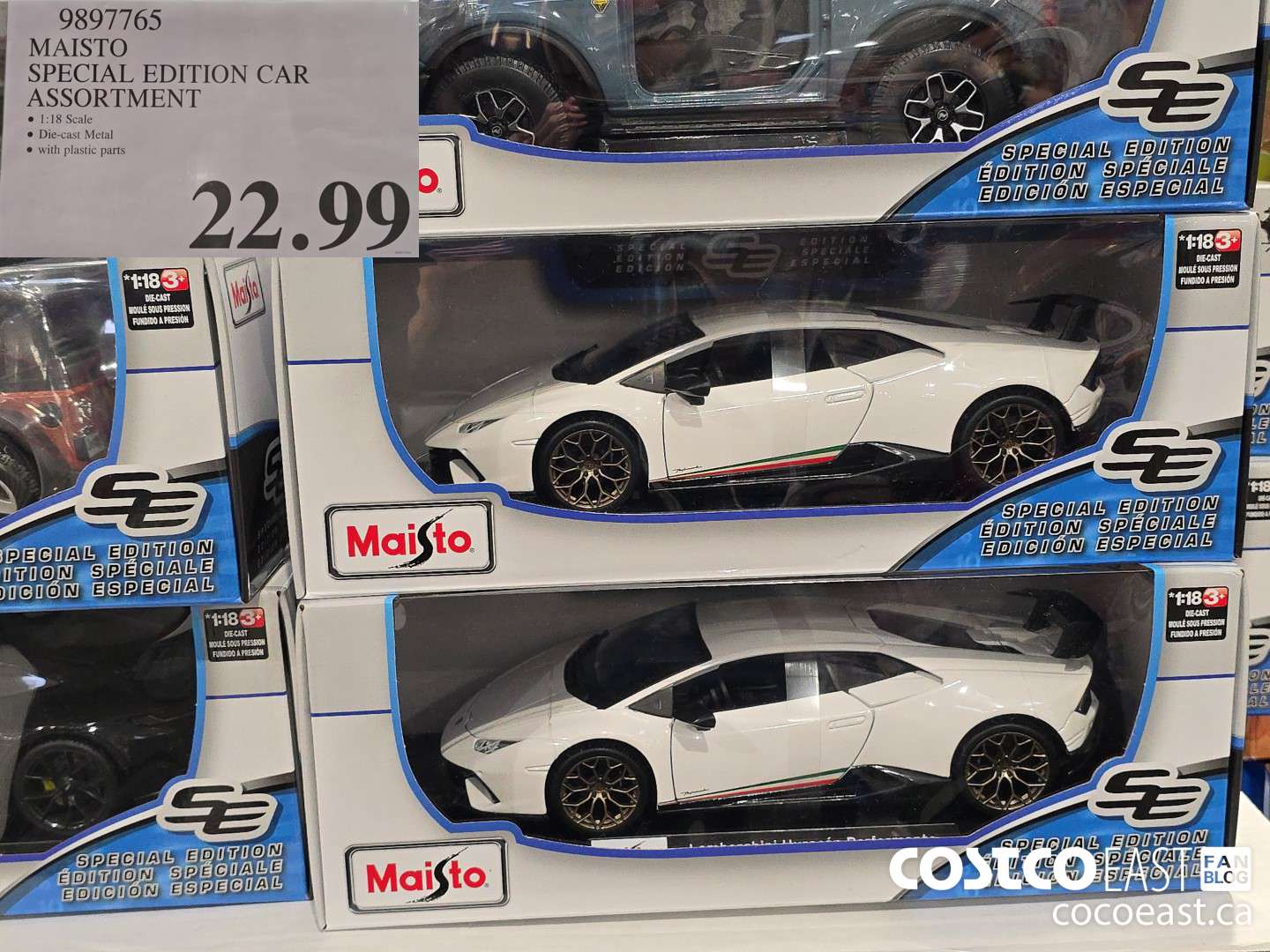9897765 MAISTO SPECIAL EDITION CAR ASSORTMENT $22.99