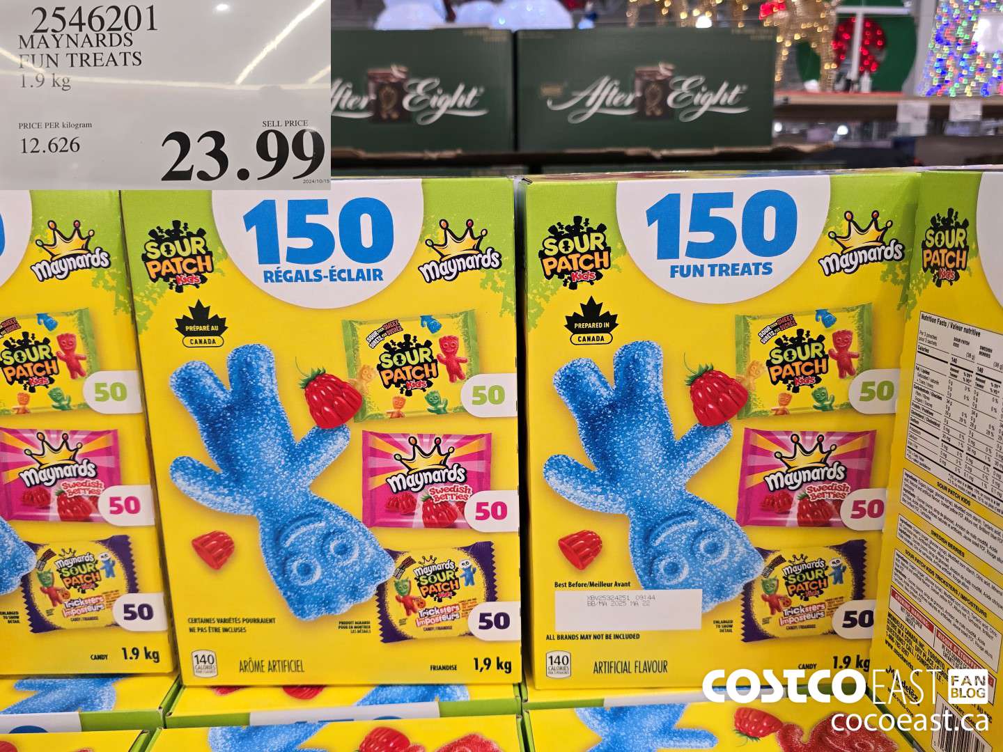 2546201 MAYNARDS FUN TREATS 1.9 KG $23.99