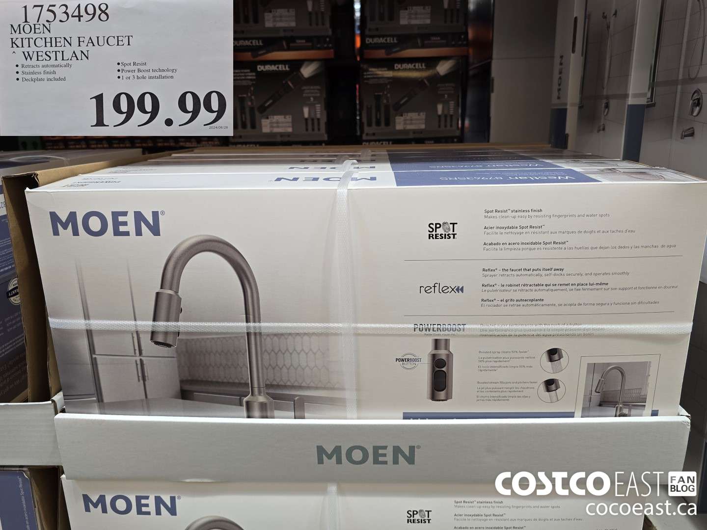 1753498 MOEN KITCHEN FAUCET * WESTLAN $199.99