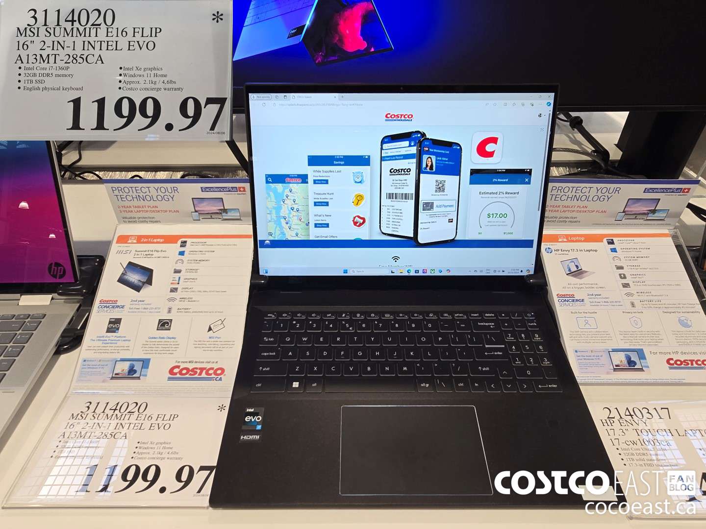 3114020 MSI SUMMIT E16 FLIP 16