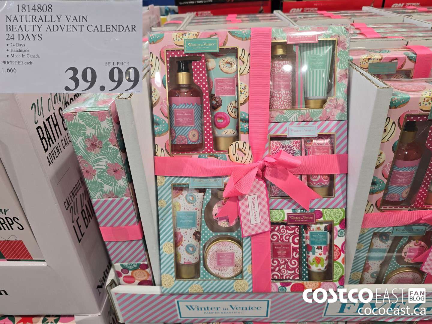 1814808 NATURALLY VAIN BEAUTY ADVENT CALENDAR 24 DAYS $39.99