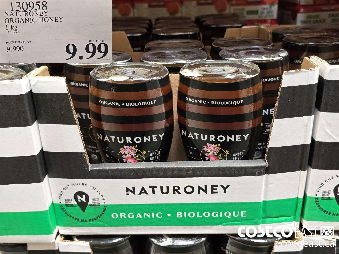 130958 NATURONEY ORGANIC HONEY 1 KG $9.99