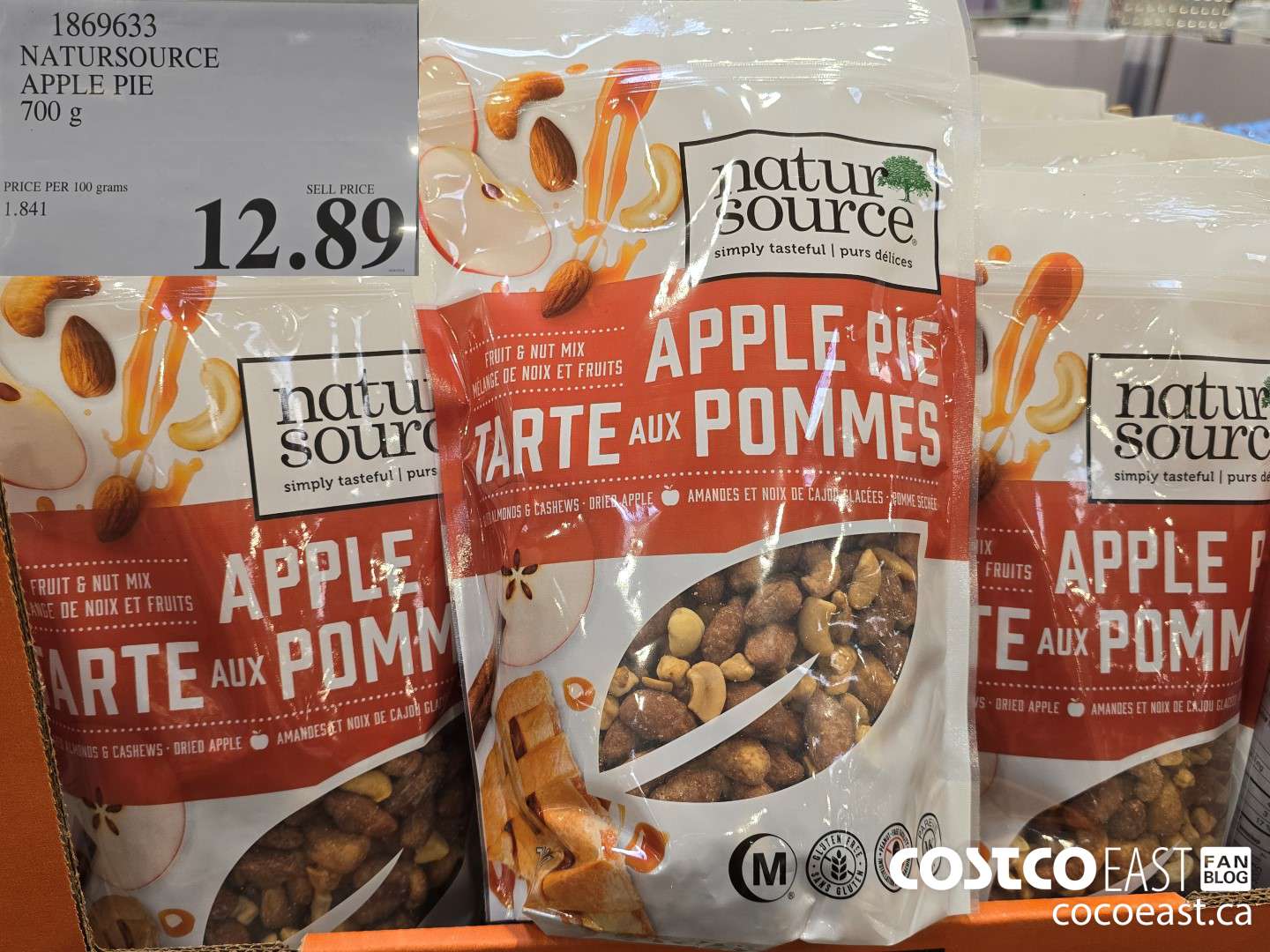 1869633 NATURSOURCE APPLE PIE 700 g $12.89