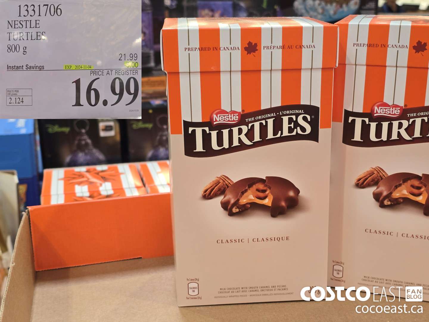 1331706 NESTLE TURTLES 800 g ($5.00 INSTANT SAVINGS EXPIRES ON 2024-11-04) $16.99