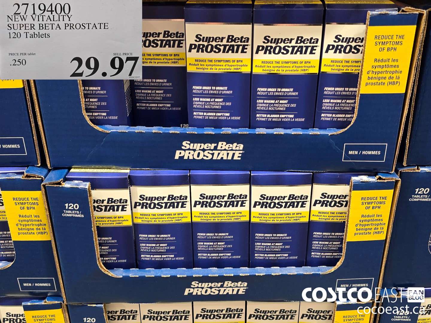 2719400 NEW VITALITY SUPER BETA PROSTATE 120 Tablets $29.97