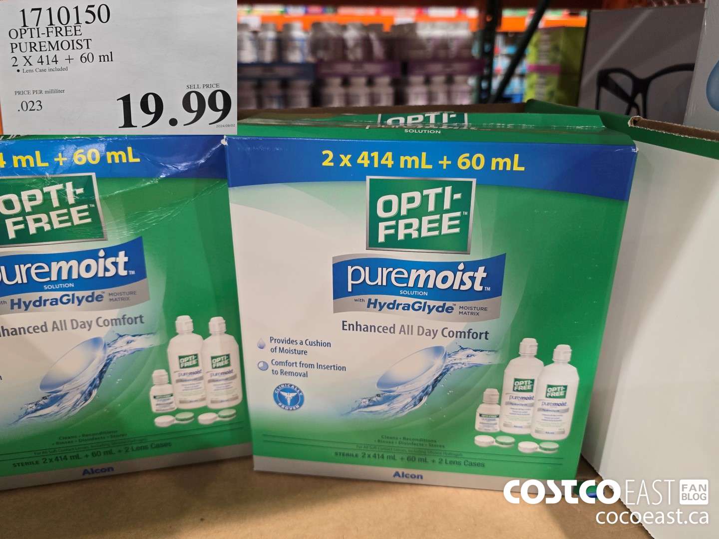 1710150 OPTI-FREE PUREMOIST 2 X 414 + 60 ml $19.99