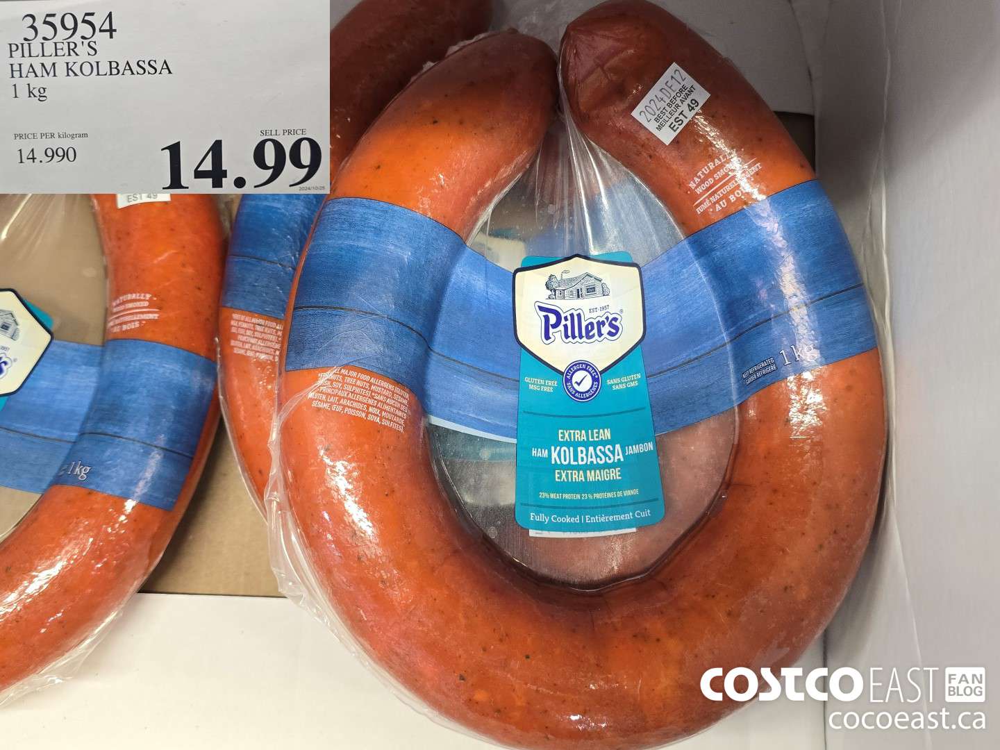 35954 PILLER'S HAM KOLBASSA 1 kg $14.99