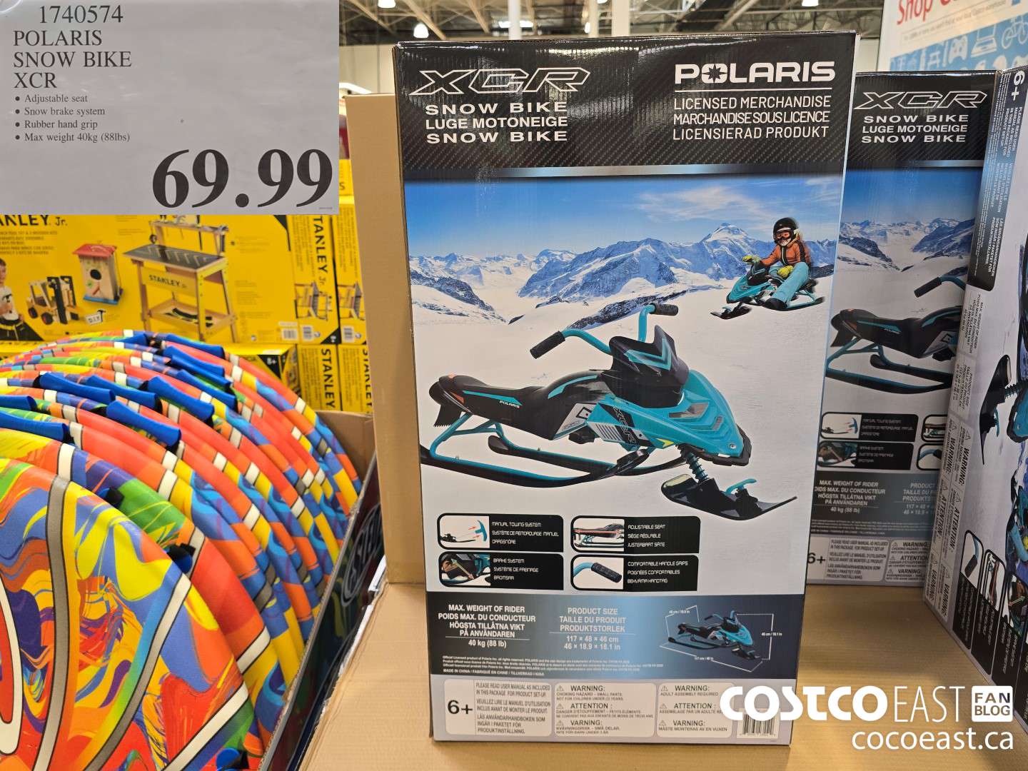 1740574 POLARIS SNOW BIKE XCR $69.99