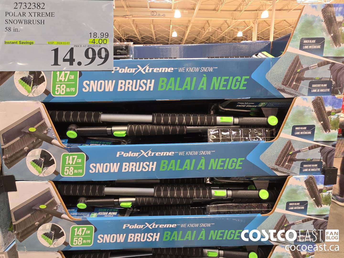 2732382 POLAR XTREME SNOWBRUSH 58 in. ($4.00 INSTANT SAVINGS EXPIRES ON 2024-11-03) $14.99