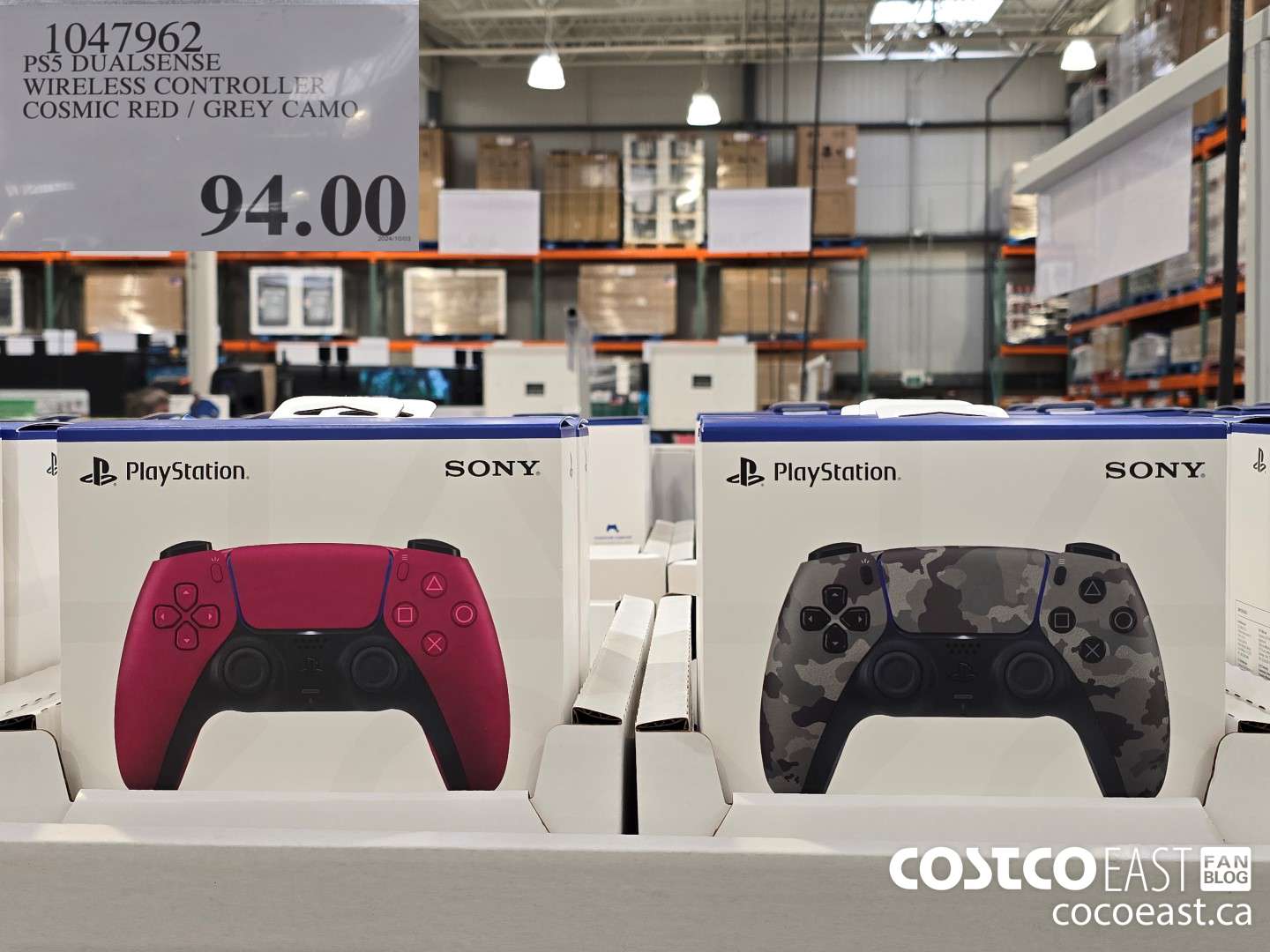 1047962 PS5 DUALSENSE WIRELESS CONTROLLER COSMIC RED / GREY CAMO $94.00