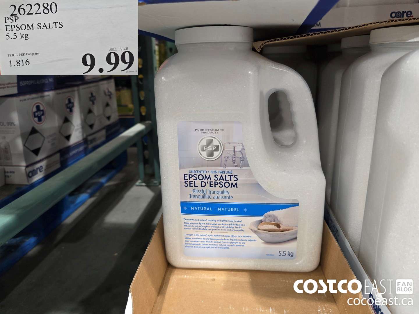 262280 PSP EPSOM SALTS 5.5 KG $9.99