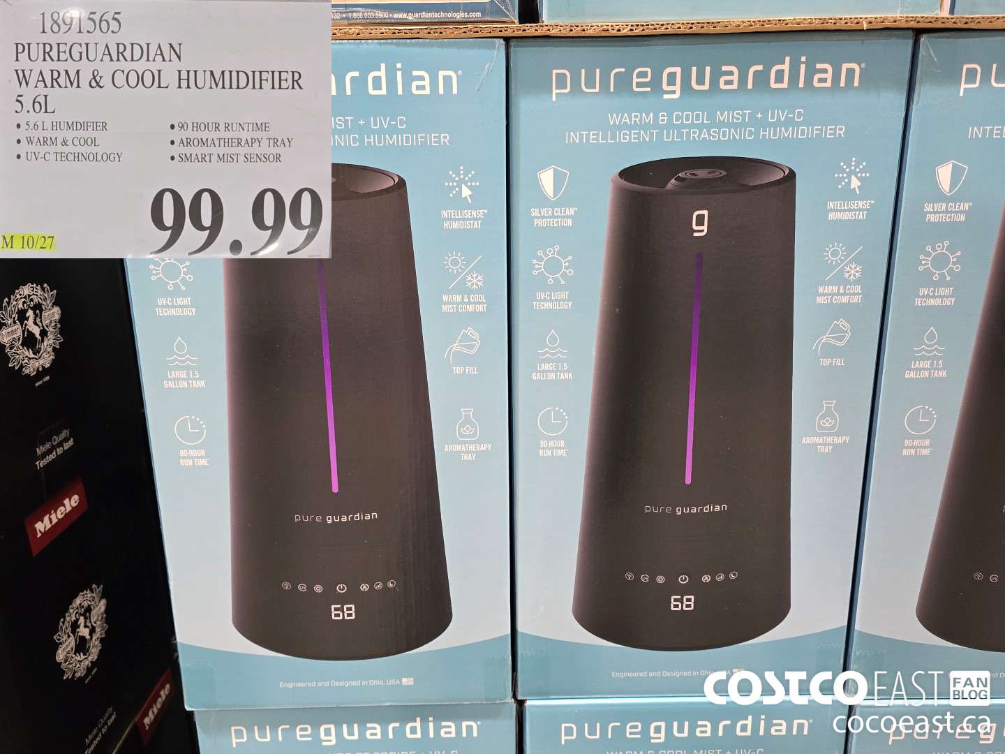 1891565 PUREGUARDIAN WARM & COOL HUMIDIFIER 5.6L $99.99