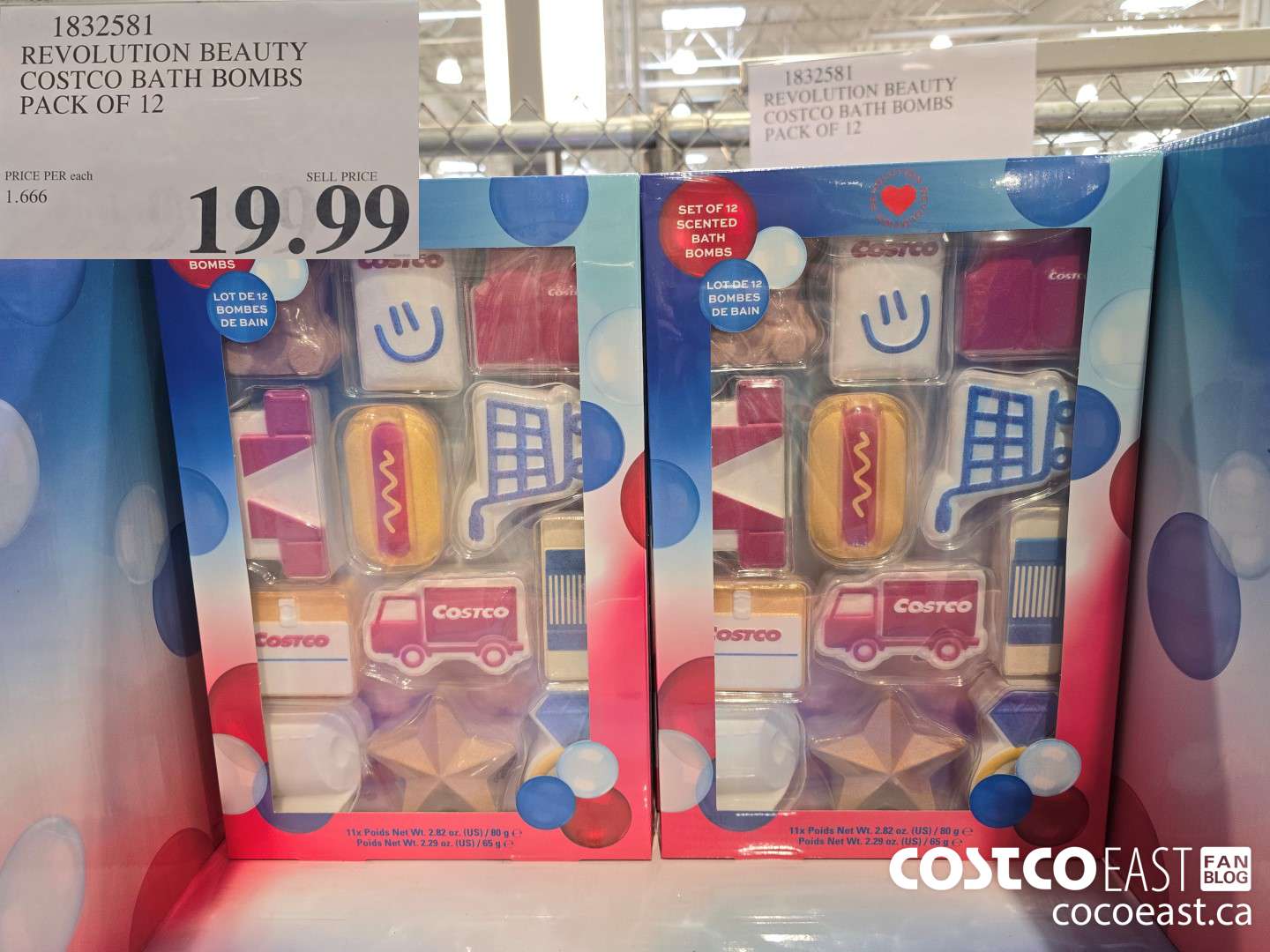 1832581 REVOLUTION BEAUTY COSTCO BATH BOMBS PACK OF 12 $19.99