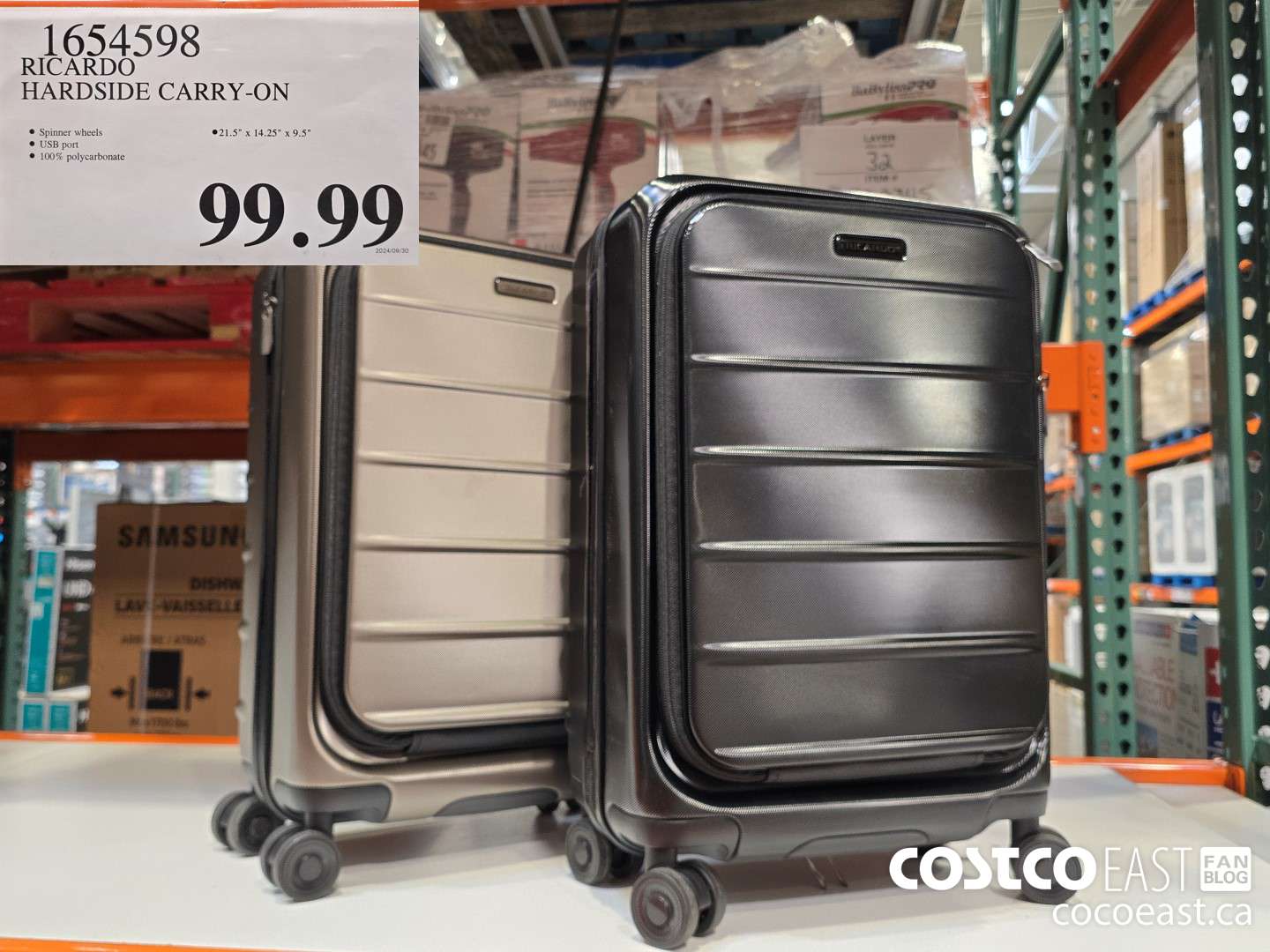 1654598 RICARdo HARDSIDE CARRY-ON $99.99