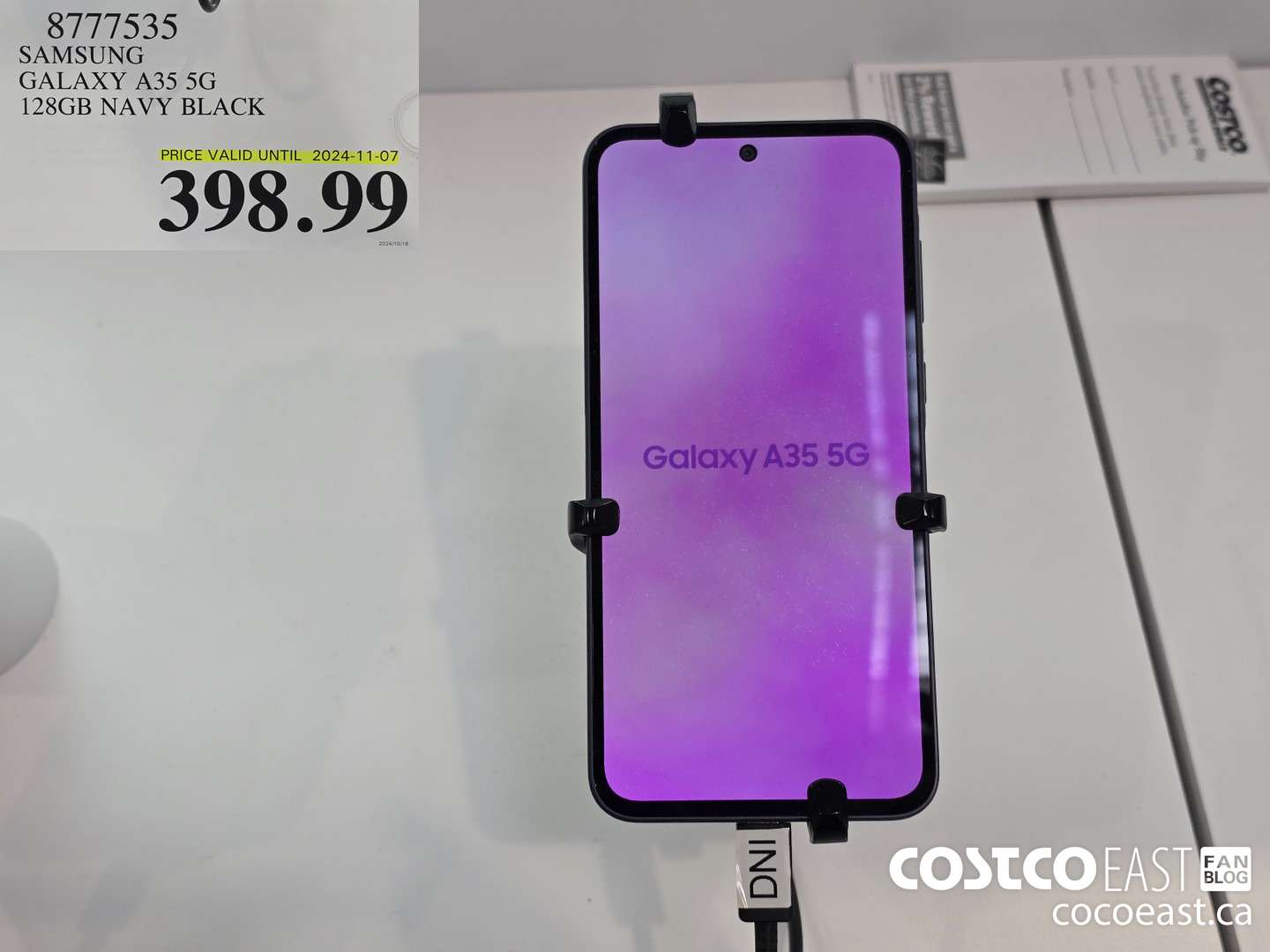 8777535 SAMSUNG GALAXY A35 5G 128GB NAVY BLACK $398.99