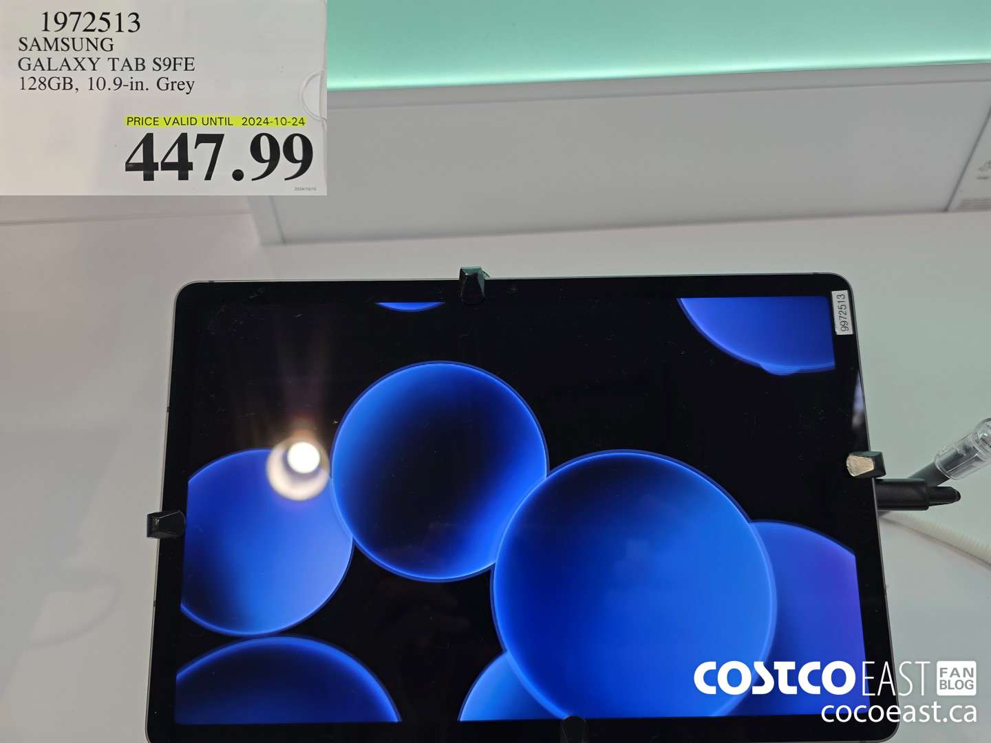 1972513 SAMSUNG GALAXY TAB S9FE 128GB, 10.9-in. Grey $447.99