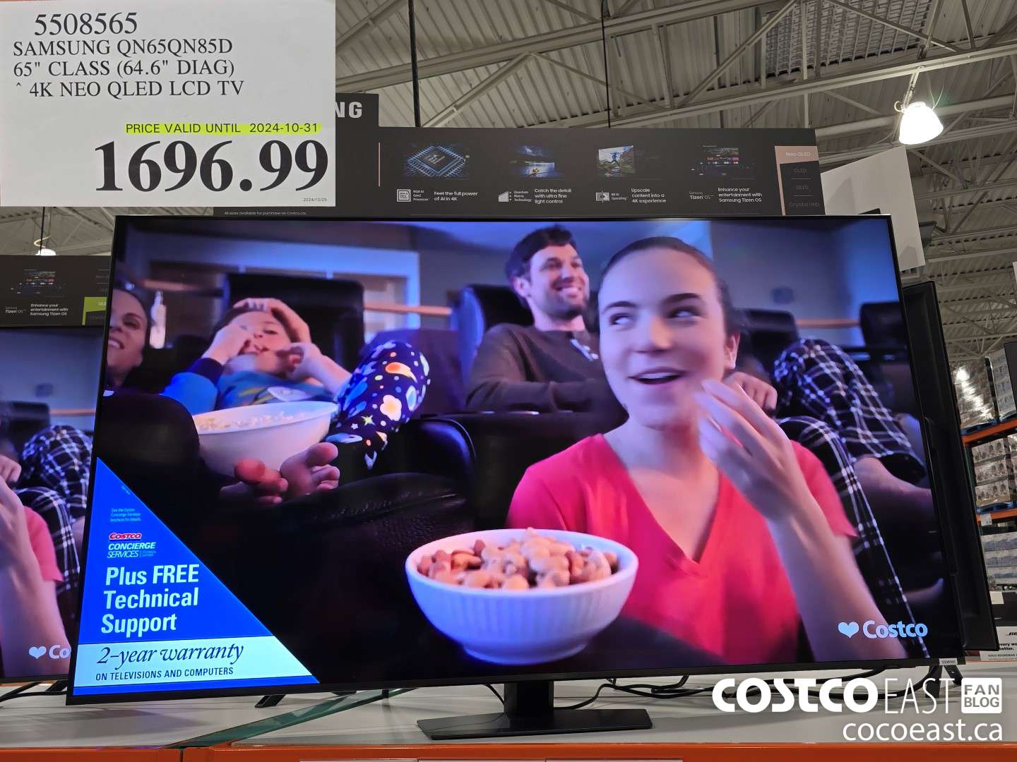 5508565 SAMSUNG QN65QN85D 65