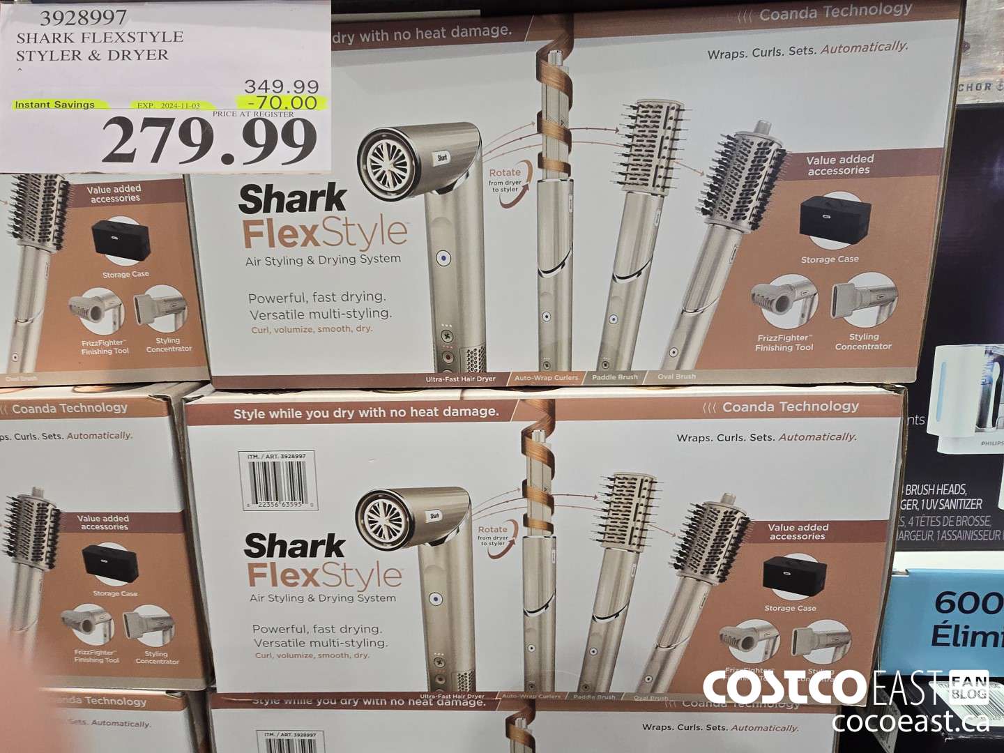 3928997 SHARK FLEXSTYLE STYLER & DRYER 11-03 $279.99