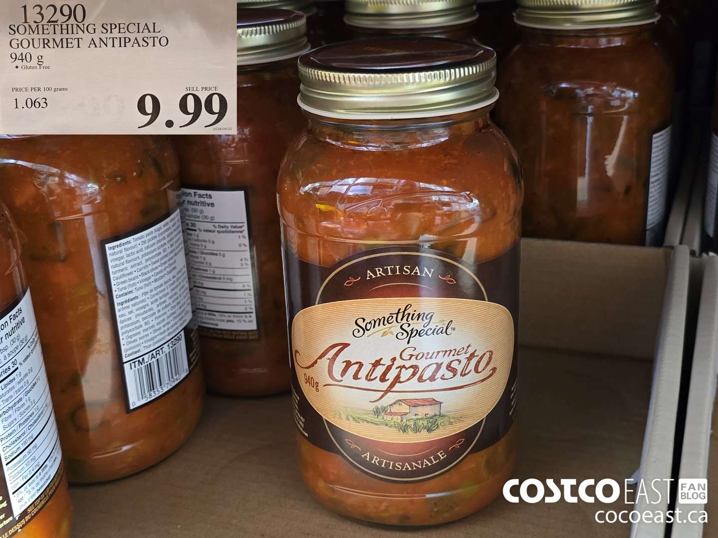 13290 SOMETHING SPECIAL GOURMET ANTIPASTO 940 G $9.99