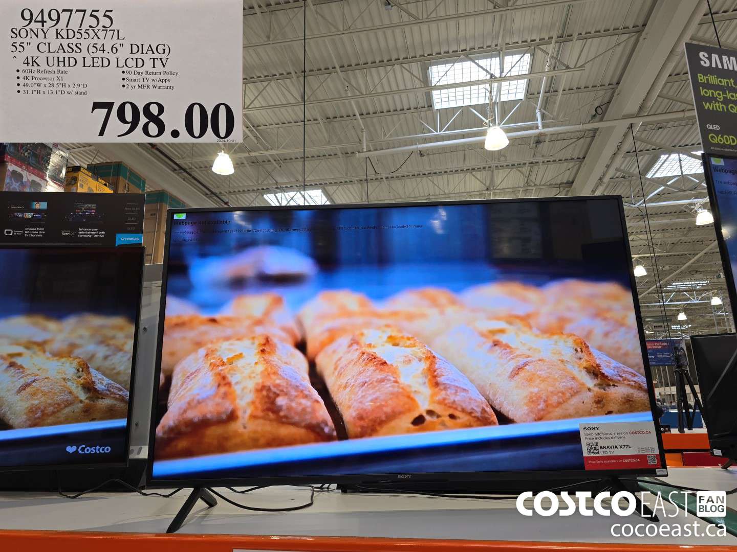 9497755 SONY KD55X77L 55