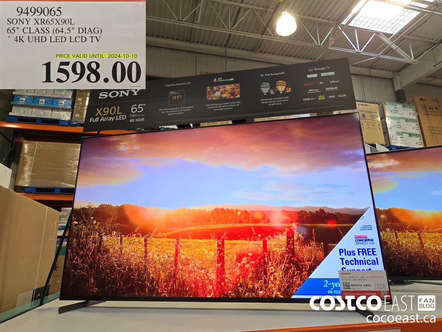 9499065 SONY XR65X90L 65
