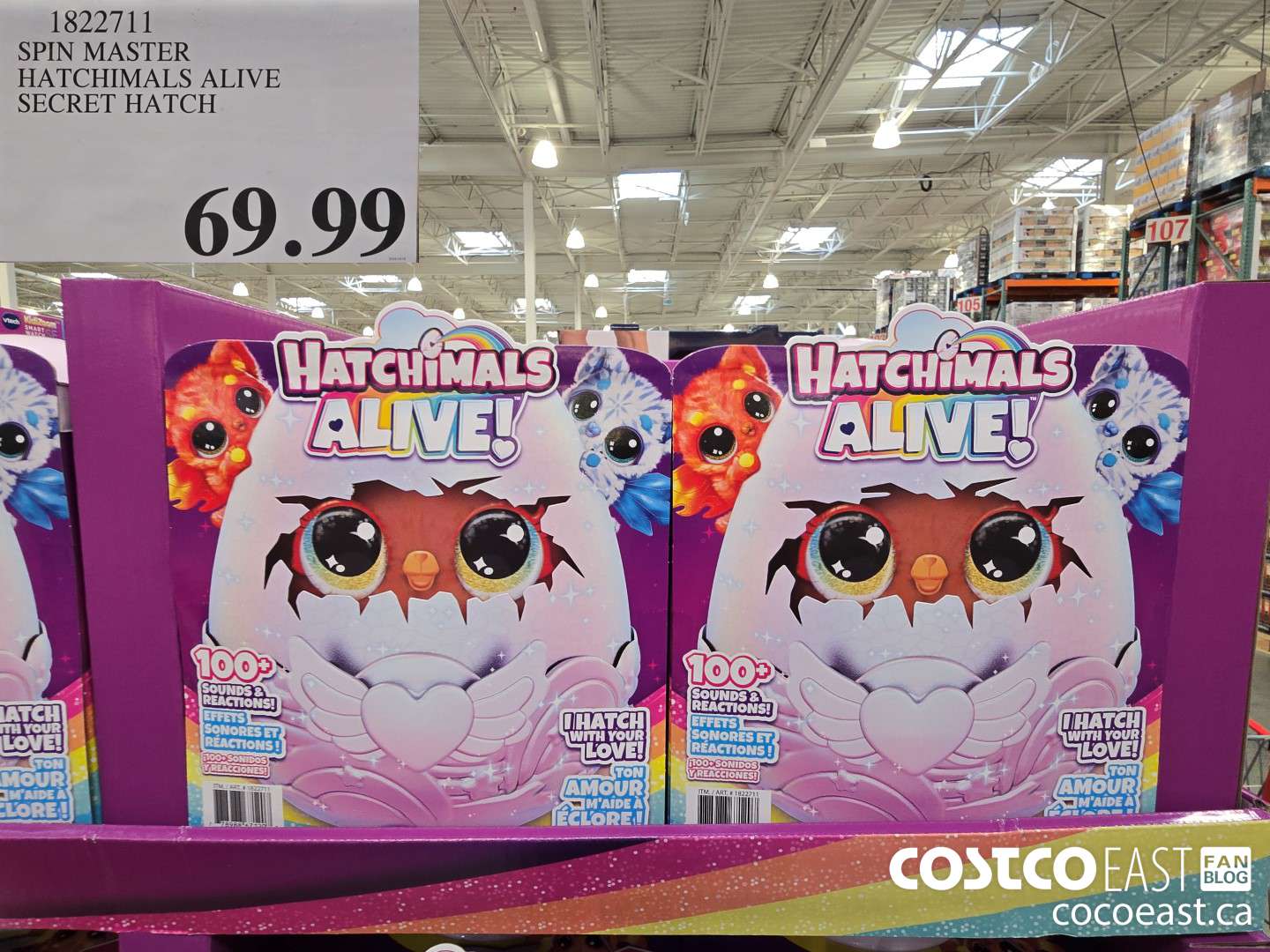 1822711 SPIN MASTER HATCHIMALS ALIVE SECRET HATCH $69.99