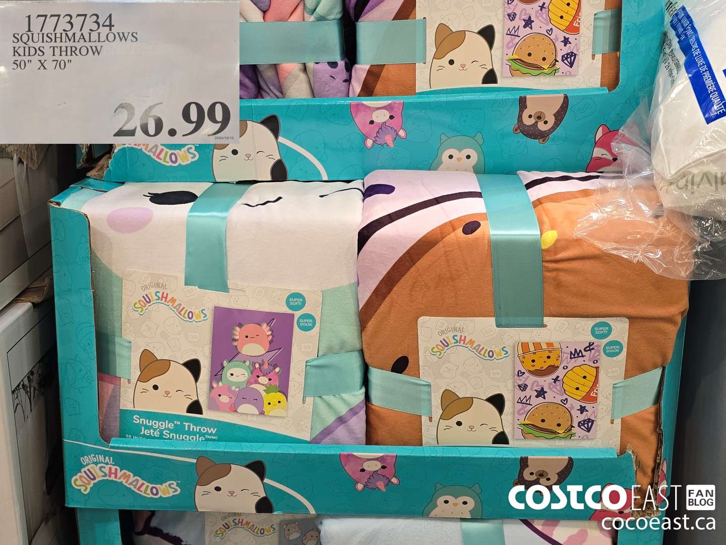 1773734 SQUISHMALLOWS KIDS THROW 50