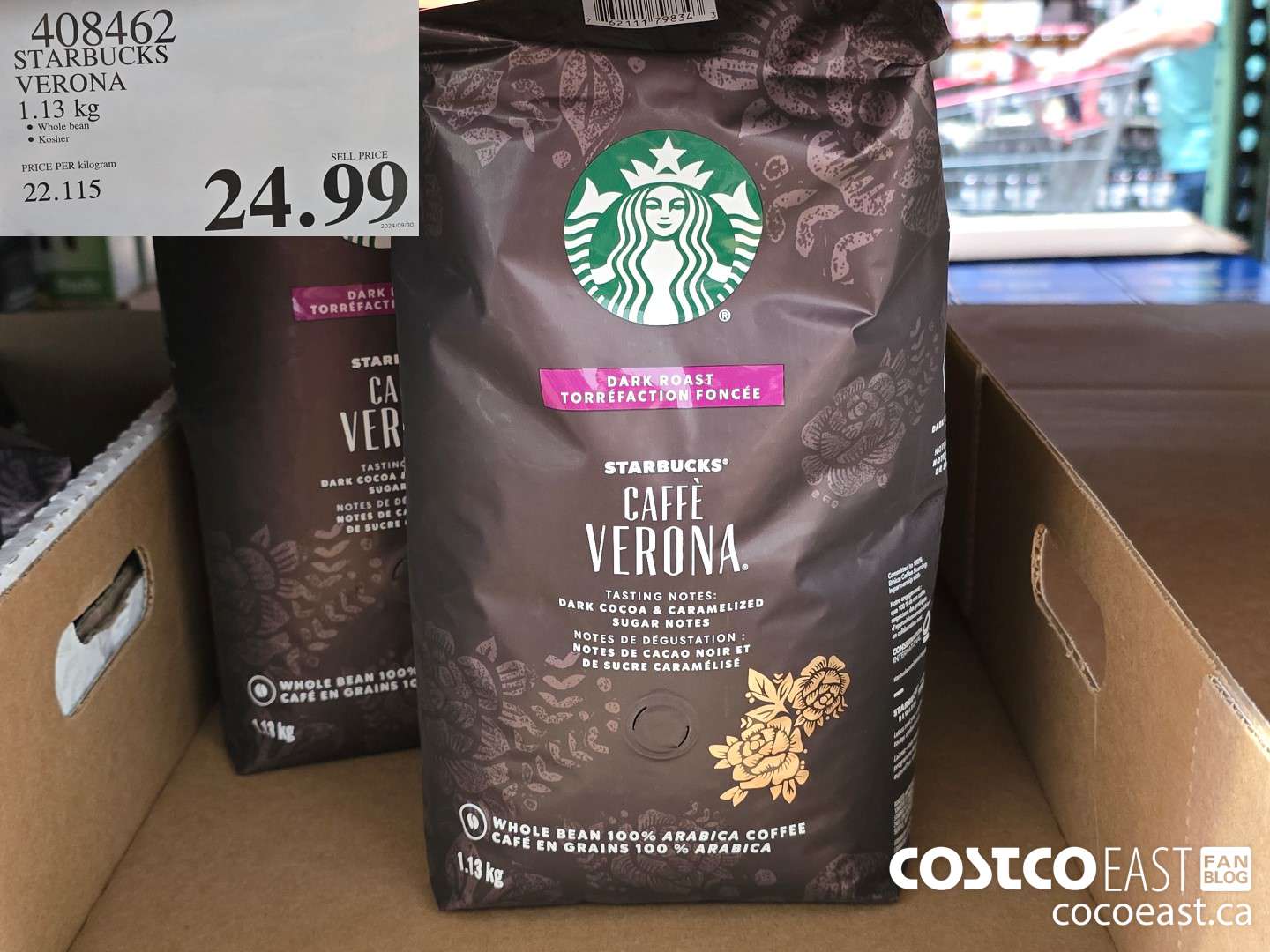 40846 STARBUCKS VERONA 1.13 KG $24.99