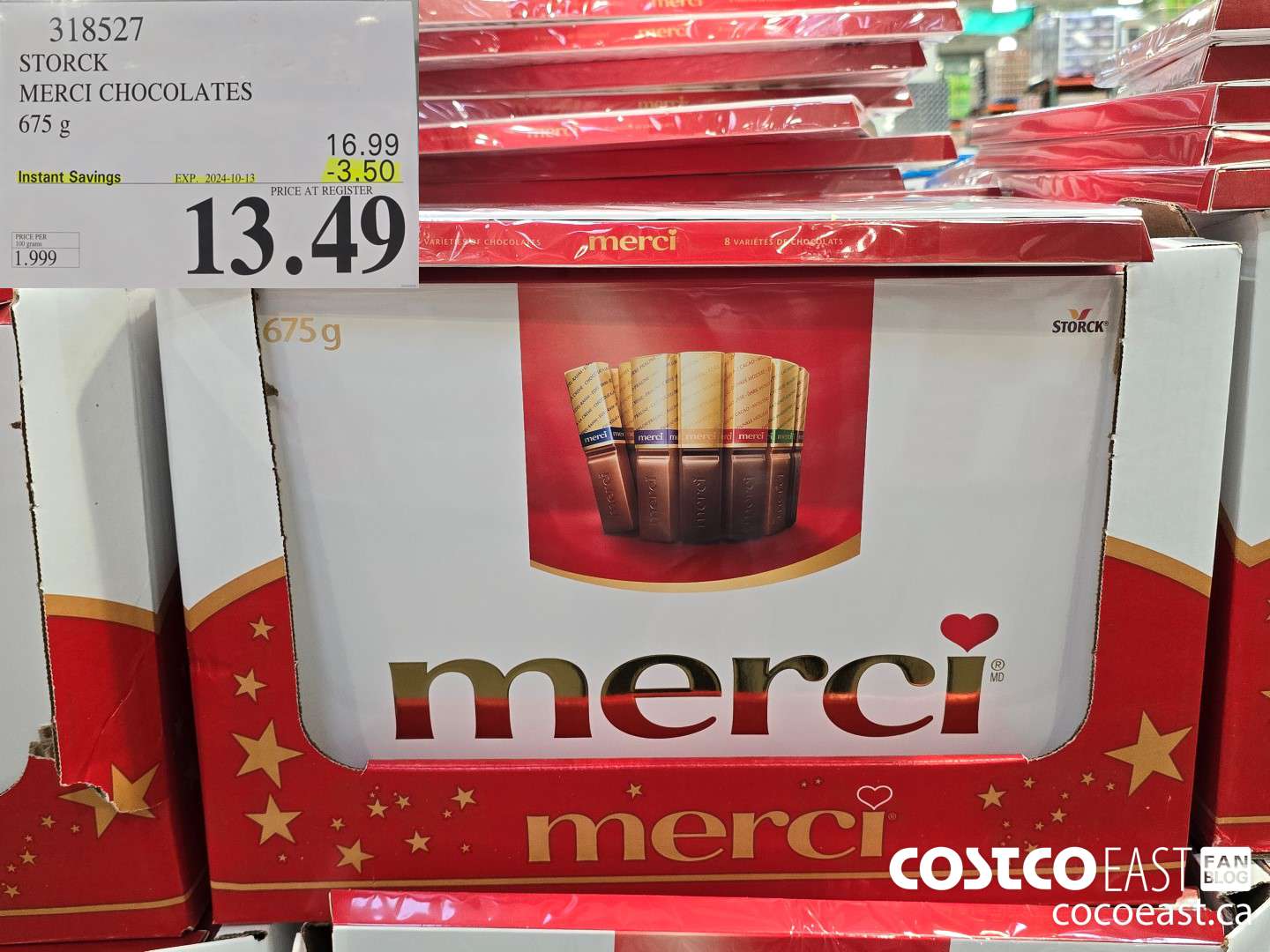 318527 STORCK MERCI CHOCOLATE 675G ($3.50 INSTANT SAVINGS EXPIRES ON 2024-10-13) $13.49
