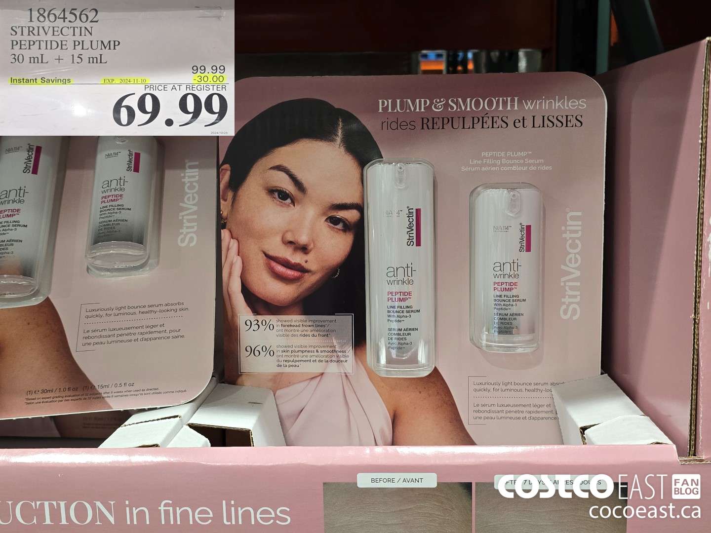 1864562 STRIVECTIN PEPTIDE PLUMP 30 mL + 15 mL ($30.00 INSTANT SAVINGS EXPIRES ON 2024-11-10) $69.99