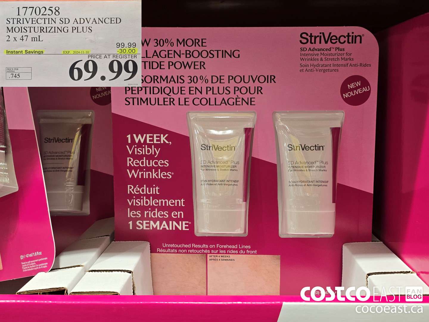 1770258 STRIVECTIN SD ADVANCED MOISTURIZING PLUS 2 x 47 mL ($30.00 INSTANT SAVINGS EXPIRES ON 2024-11-10) $69.99