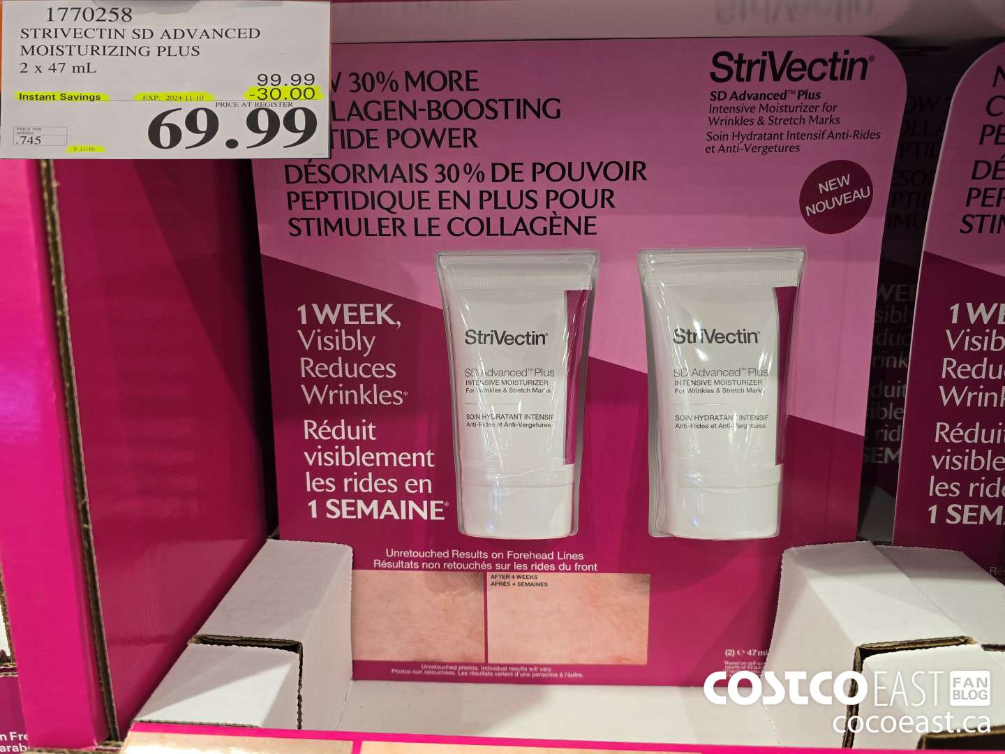 1770258 STRIVECTIN SD ADVANCED MOISTURIZING PLUS 2 x 47 mL ($30.00 INSTANT SAVINGS EXPIRES ON 2024-11-10) $69.99