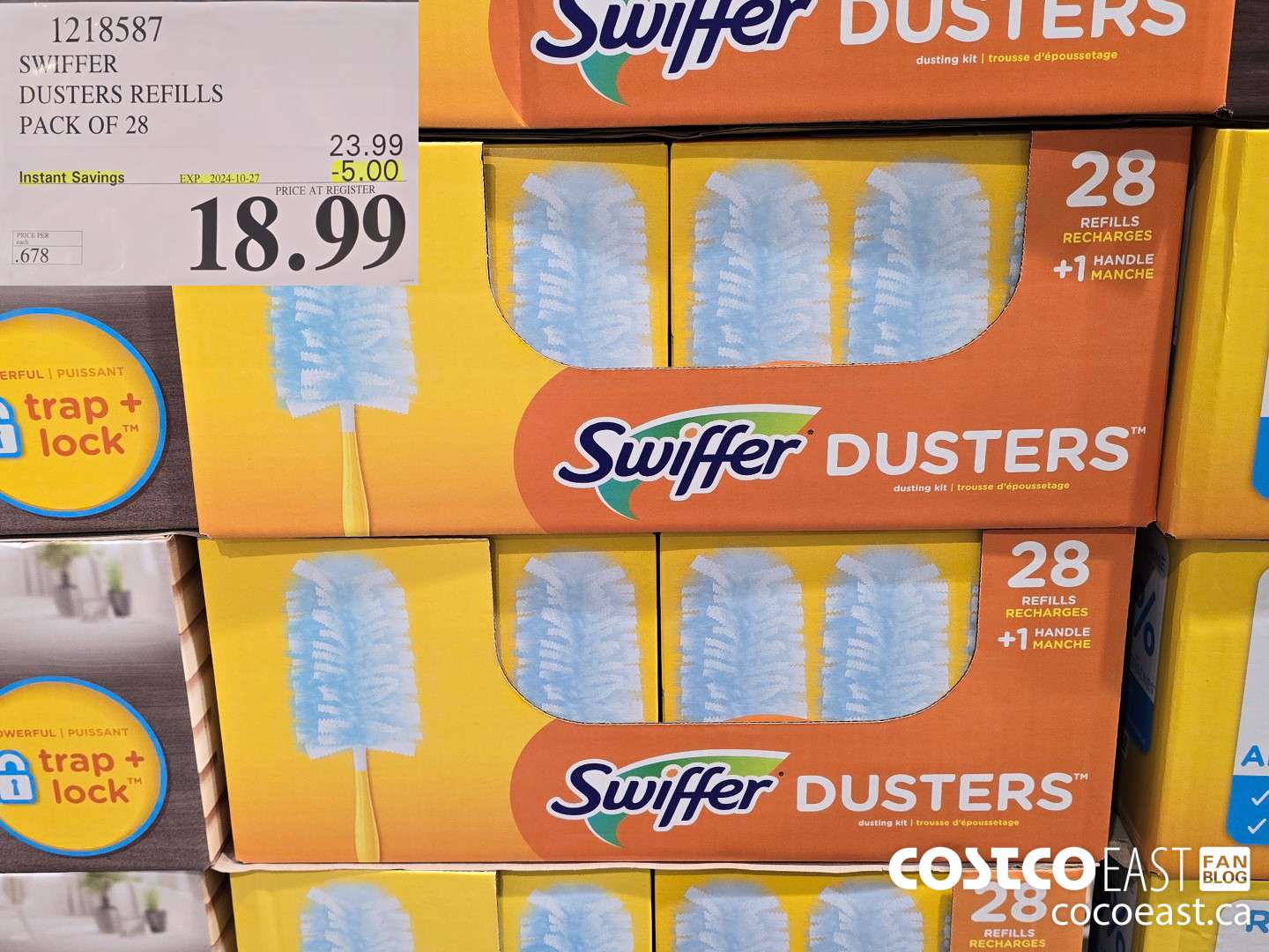 1218587 SWIFFER DUSTERS REFILLS PACK OF 28 ($5.00 INSTANT SAVINGS EXPIRES ON 2024-10-27) $18.99