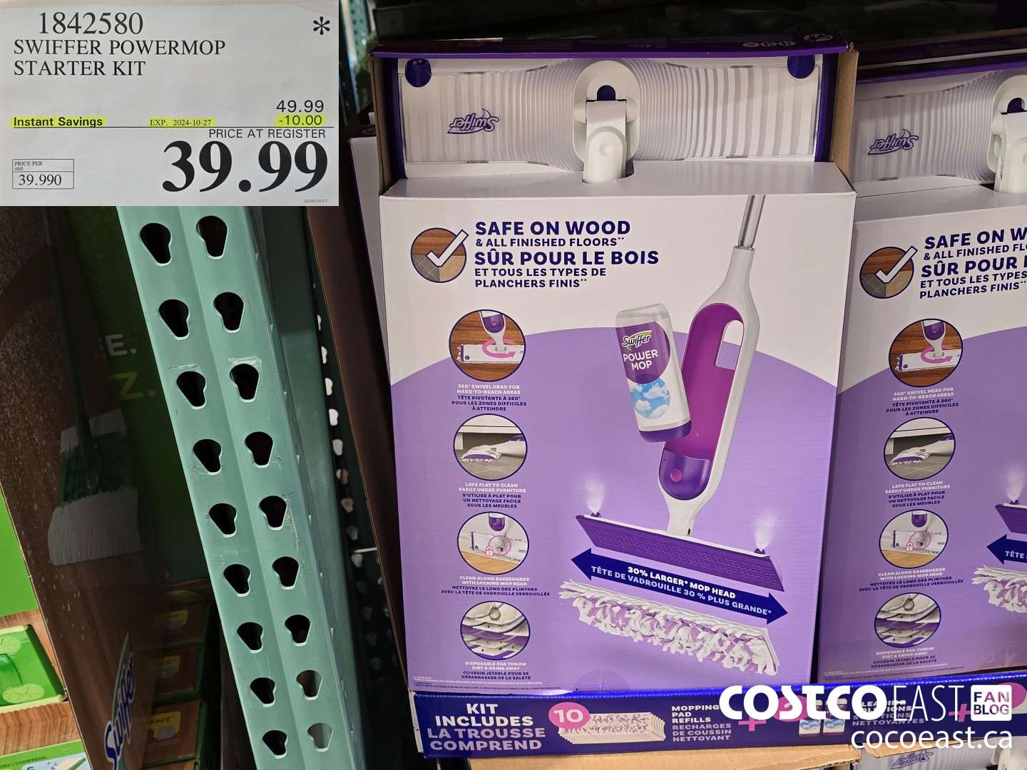 1842580 SWIFFER POWERMOP STARTER KIT ($10.00 INSTANT SAVINGS EXPIRES ON 2024-10-27) $39.99