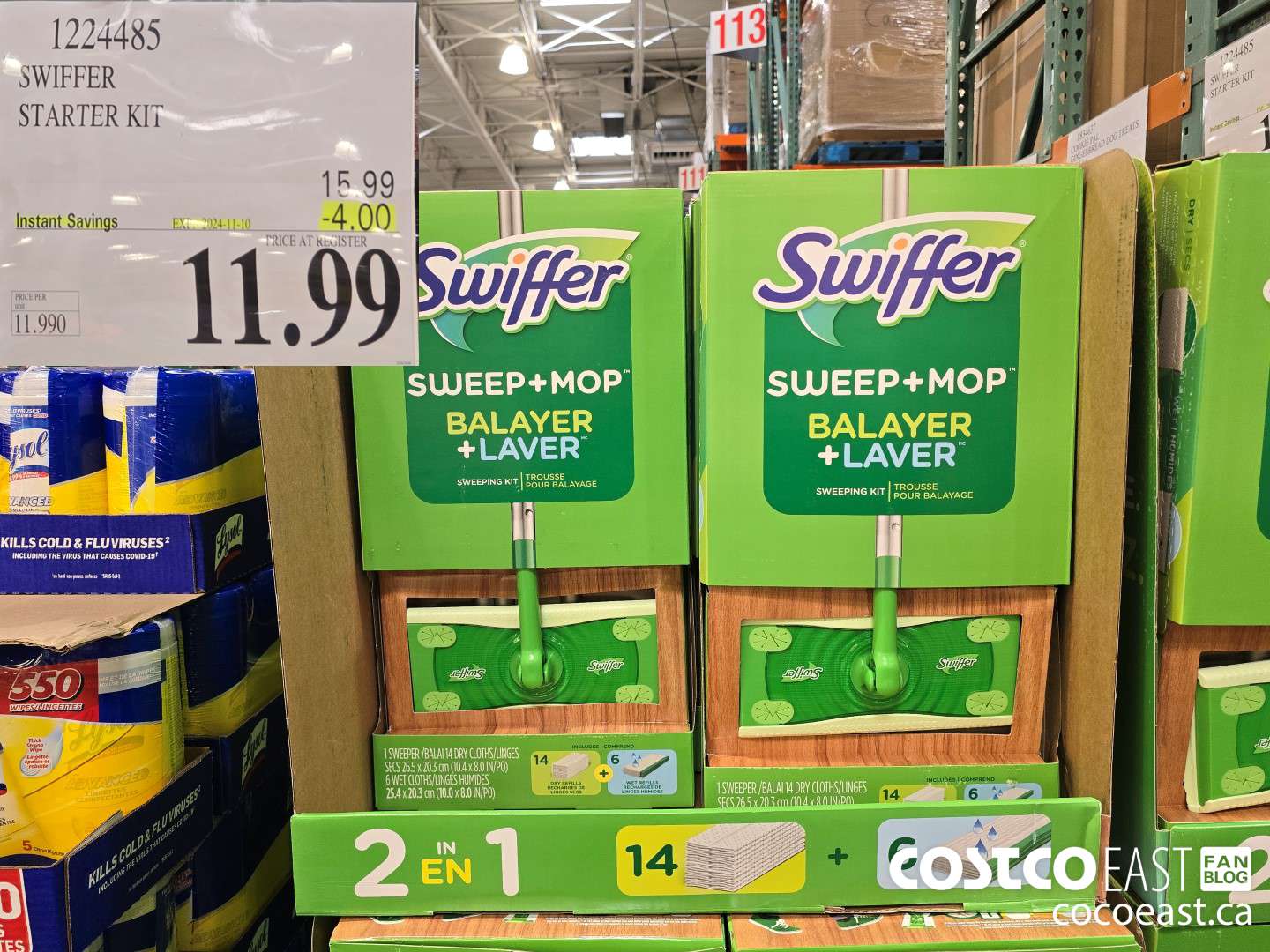 1224485 SWIFFER STARTER KIT ($4.00 INSTANT SAVINGS EXPIRES ON 2024-11-10) $11.99