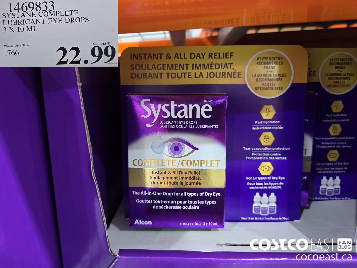 1469833 SYSTANE COMPLETE LUBRICANT EYE DROPS 3 X 10ML $22.99