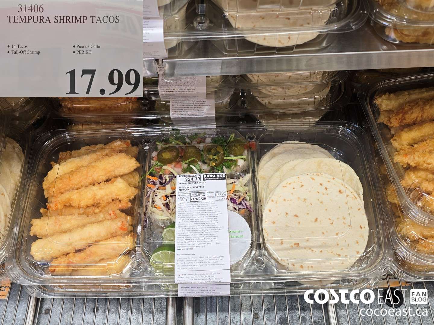 31406 TEMPURA SHRIMP TACOS $17.99