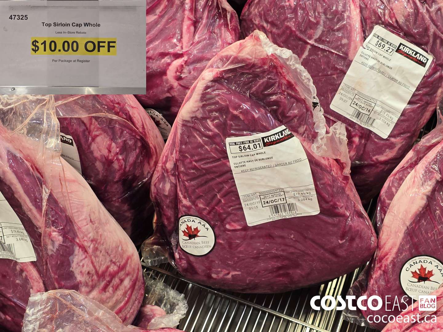 47325 Top Sirloin Cap Whole ($10.00 INSTANT SAVINGS)