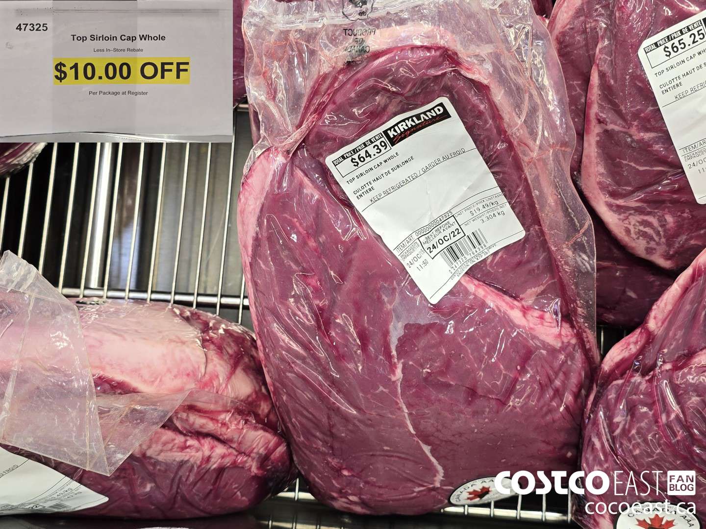 47325 Top Sirloin Cap Whole ($10.00 INSTANT SAVINGS)